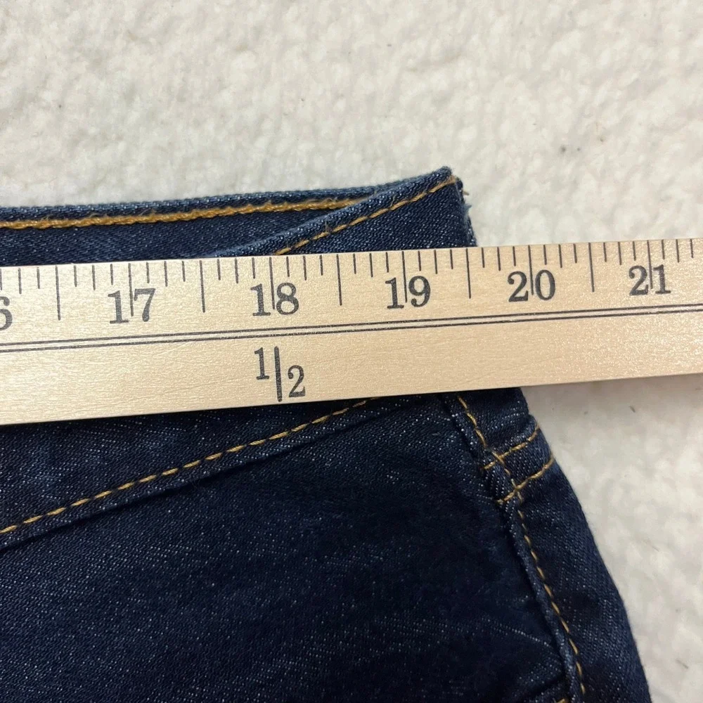 Levi's Jeans Mens 40x30 Blue 505 Regular Fit Straight Leg Dark Wash Denim
